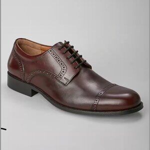 Johnston & Murphy Harmon Cap Toe Oxfords - Burgundy